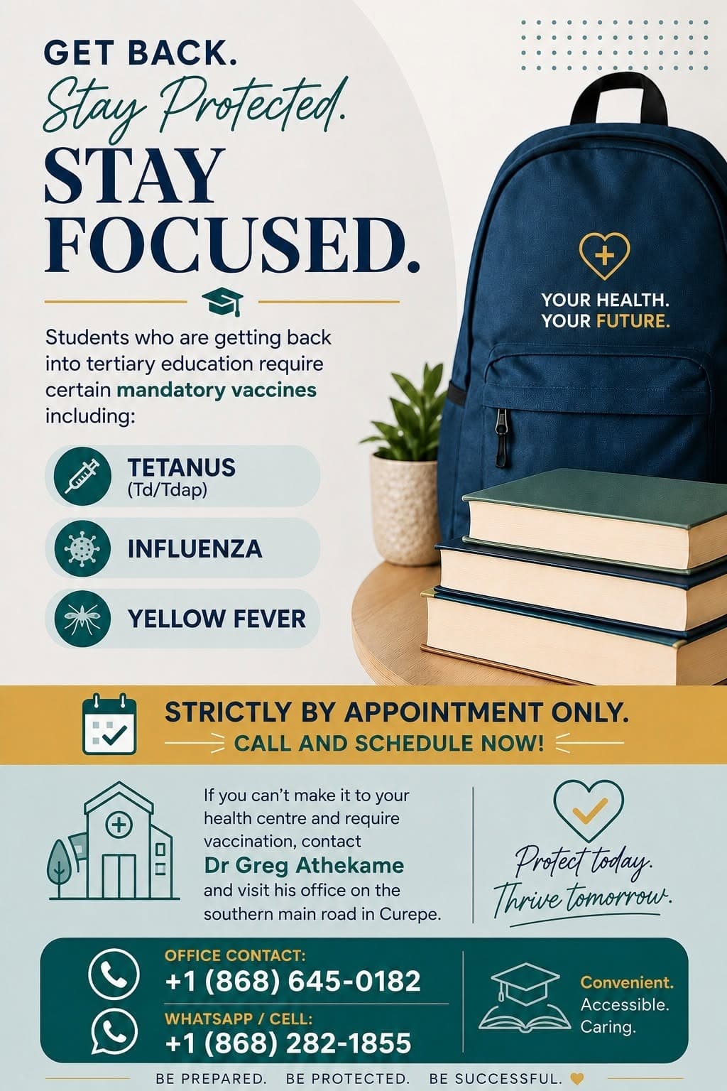 Back to School Vaccine Specials